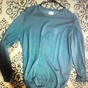 Blue Long Sleeve Sweater